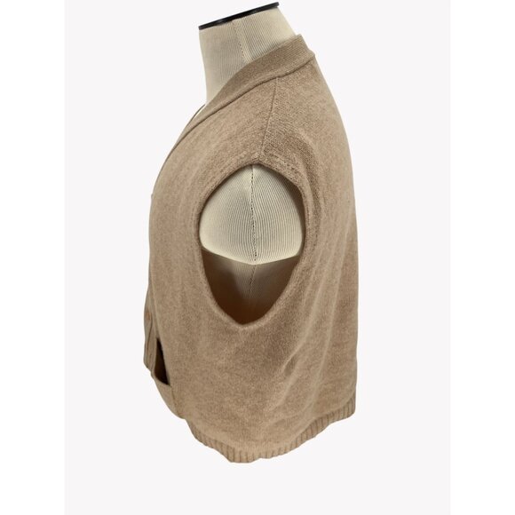 Vintage 70s Grunge Mens XL Distressed Kurt Cobain Cardigan Sweater Vest USA - Picture 5 of 7